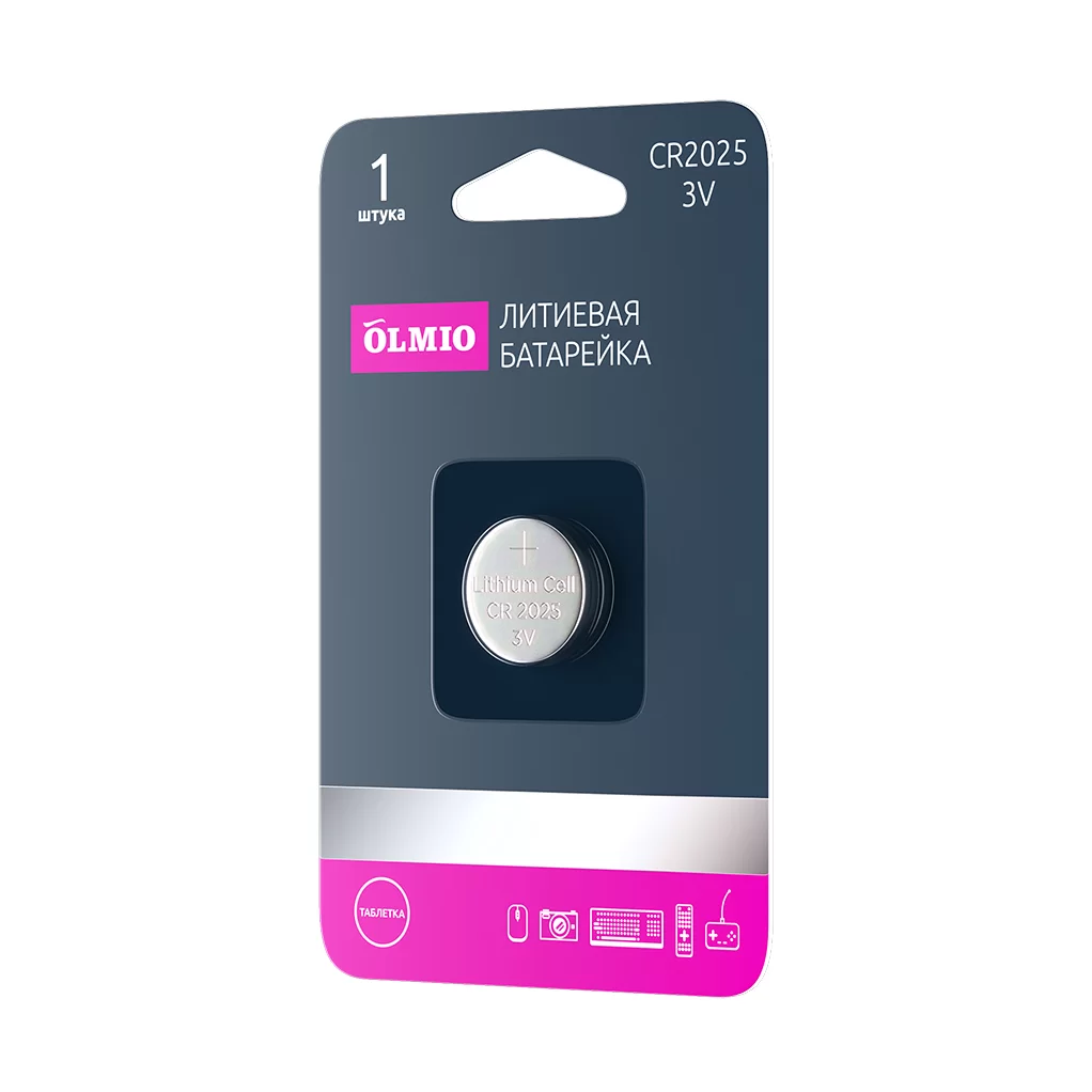 Батарейка BL1 Olmio CR2025 BL-1-0