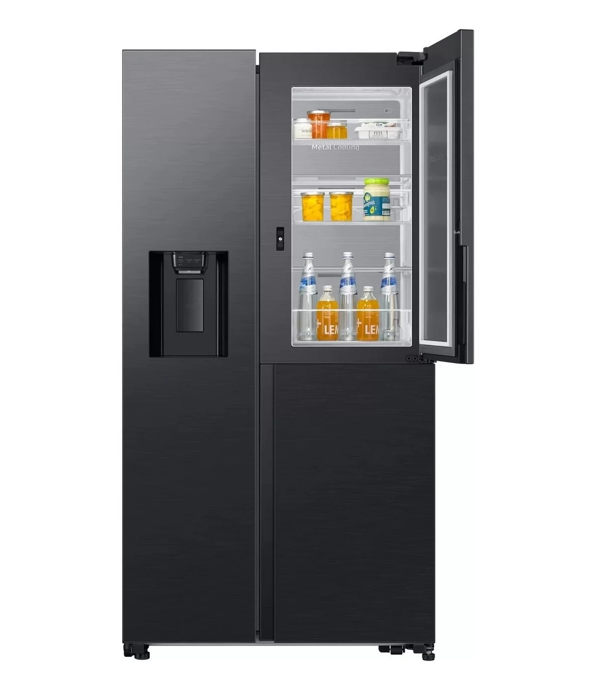 Холодильник Side by Side Samsung RH65DG54M3B1 (Объем - 628л / Высота -178см / Чёрный / NoFrost / Диспенсер, ледогенератор / Wi-Fi)-0