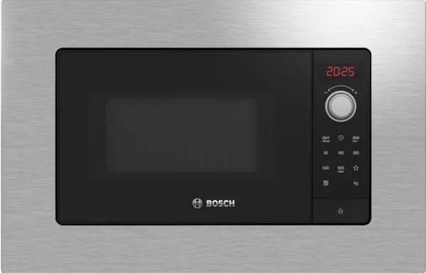 Микроволновая печь встраиваемая Bosch BFL623MS3 (Serie2 / нерж / 20л / ширина - 59,5 см / 800Вт)-0