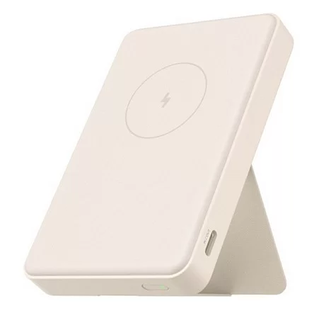 Портативная батарея магнитная Xiaomi Magnetic Wireless Power Bank Magsafe 6000mAh, бежевая (BHR9074GL)-0