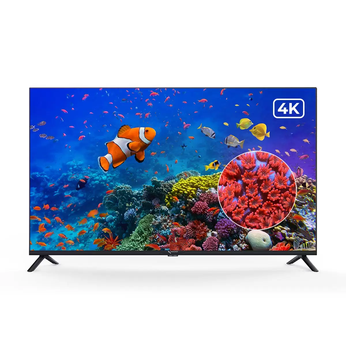 Телевизор Триколор 4K Ultra HD 55” H55U5500SA (+1 год подписки) ANDROID SMART TV, черный-0
