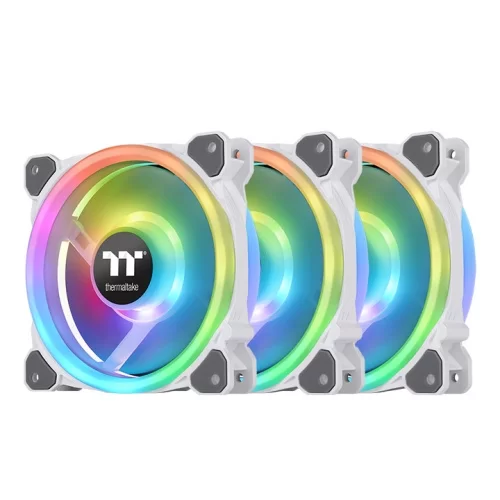Комплект кулеров для корпуса Thermaltake Riing Trio 12 RGB Radiator Fan White TT Premium Edition 3 Pack (CL-F126-PL12SW-A)-0