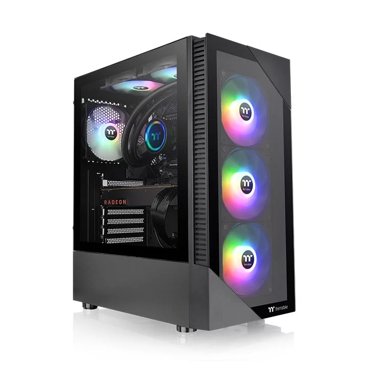 DSP Корпус Thermaltake View 200 TG ARGB  2*3.5int,3*2.5int,2USB3, Front 3*120x120 RGB fan CA-1X3-00M1WN-00-0