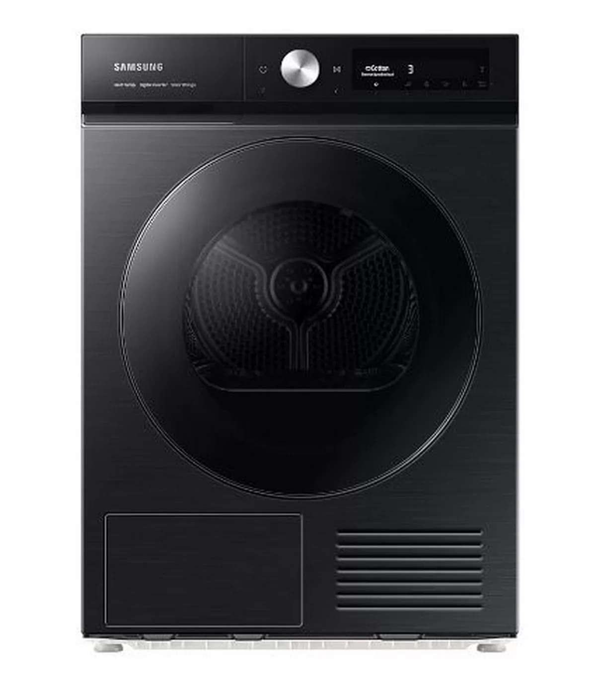Сушильная машина с тепловым насосом Samsung DV90BB7445GB/S7 (BESPOKE AI / 65см / 9кг / SuperSpeed / AI Dry™ / Hygiene Care / Wi-Fi / А+++ / Чёрная)-0