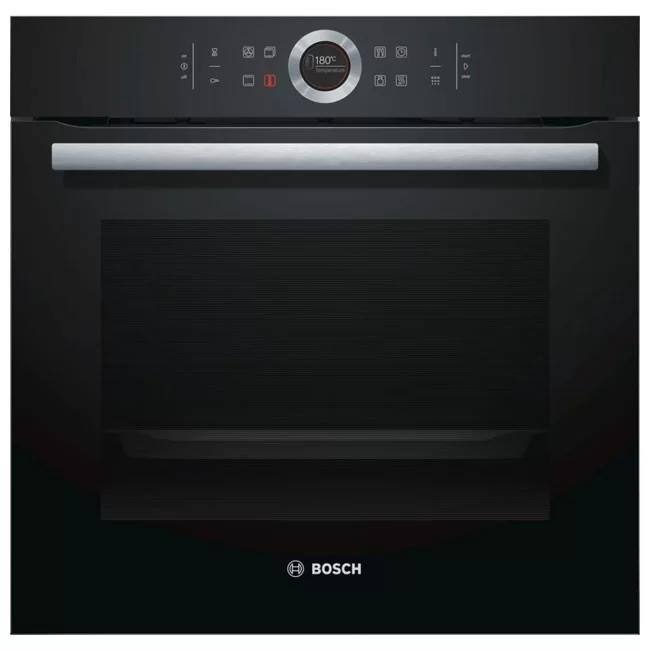 Духовой шкаф Bosch HBG675BB1 (Serie8 / 71 л / до 300 °C / Чёрное стекло / Гриль / Пиролиз / SoftClose / AutoPilot 10 / A+)-0