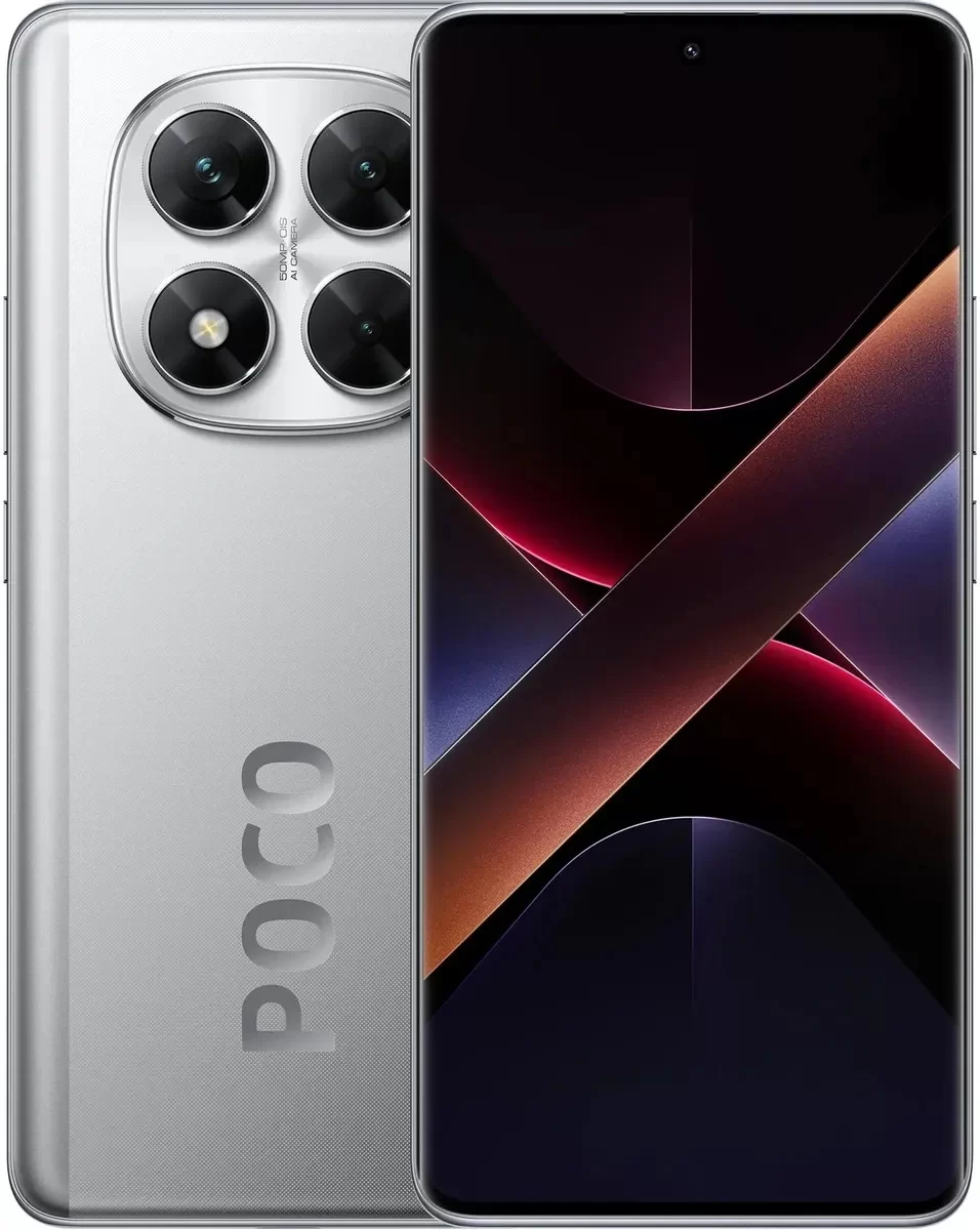 Смартфон POCO X7 5G 12/512 ГБ, серебристый-0