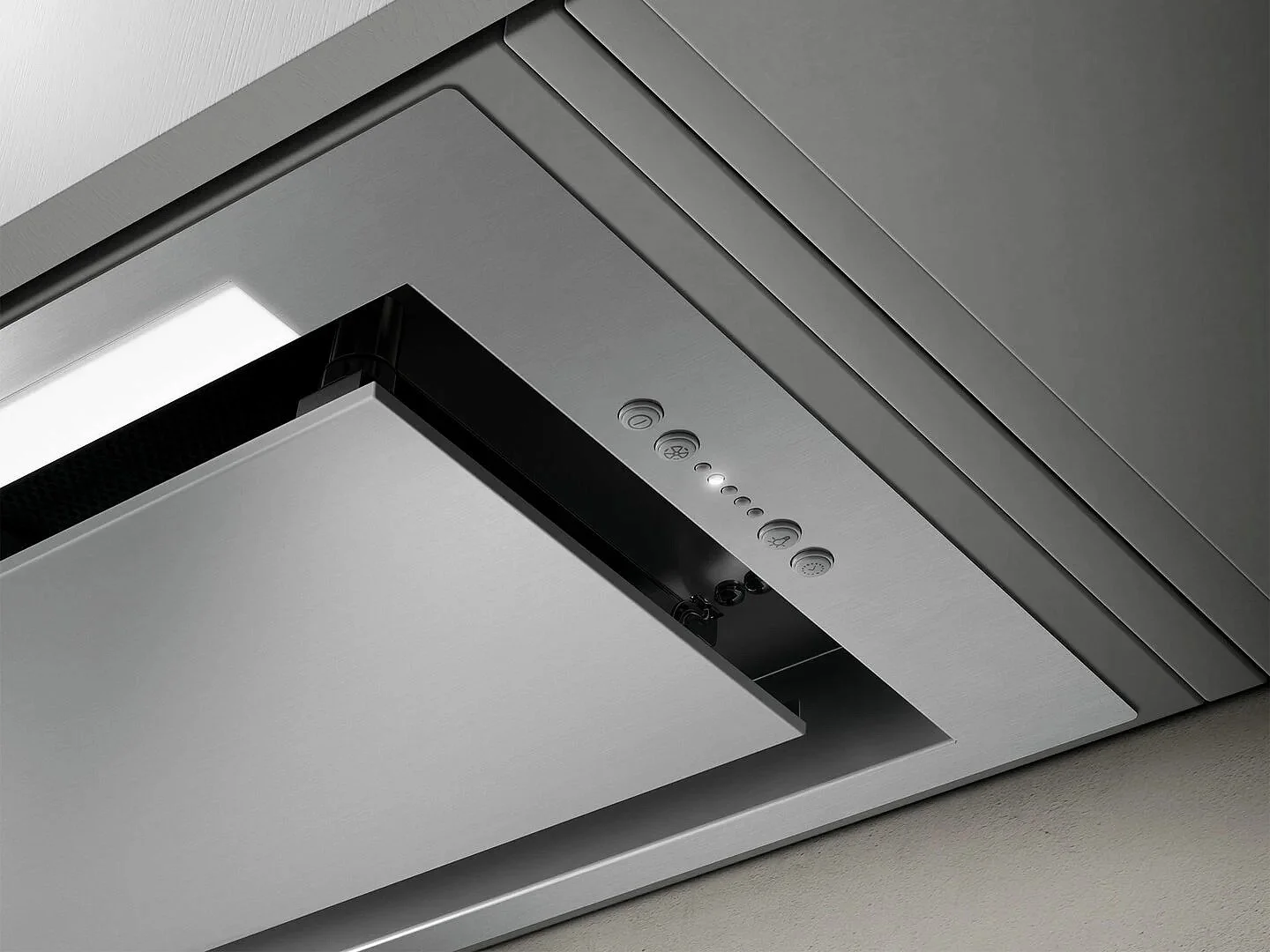 Вытяжка полновстраиваемая Elica Hidden 2.0 @ IX/A/60 (1300 м³/ч / 280 Вт / LED освещение 1x7 Вт / ширина - 52.4 см / ElicaConnect (Wi-Fi) / нерж.)-3