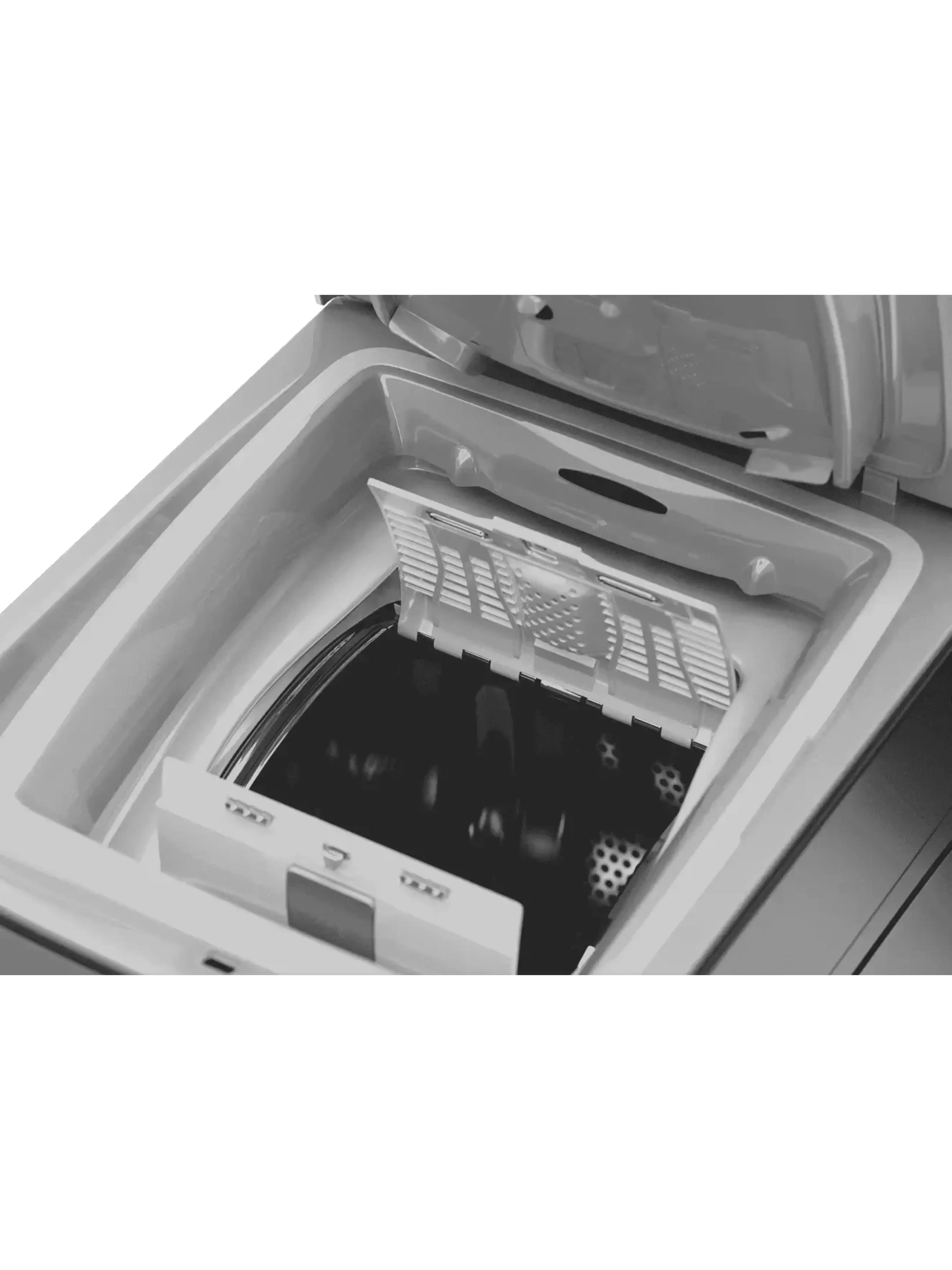 Стиральная машина вертикальная Haier RTXS G584TMHR-07 (40.5см / 8кг / 1400об / пар / инвертор / SoftOpening / Серебро)-4