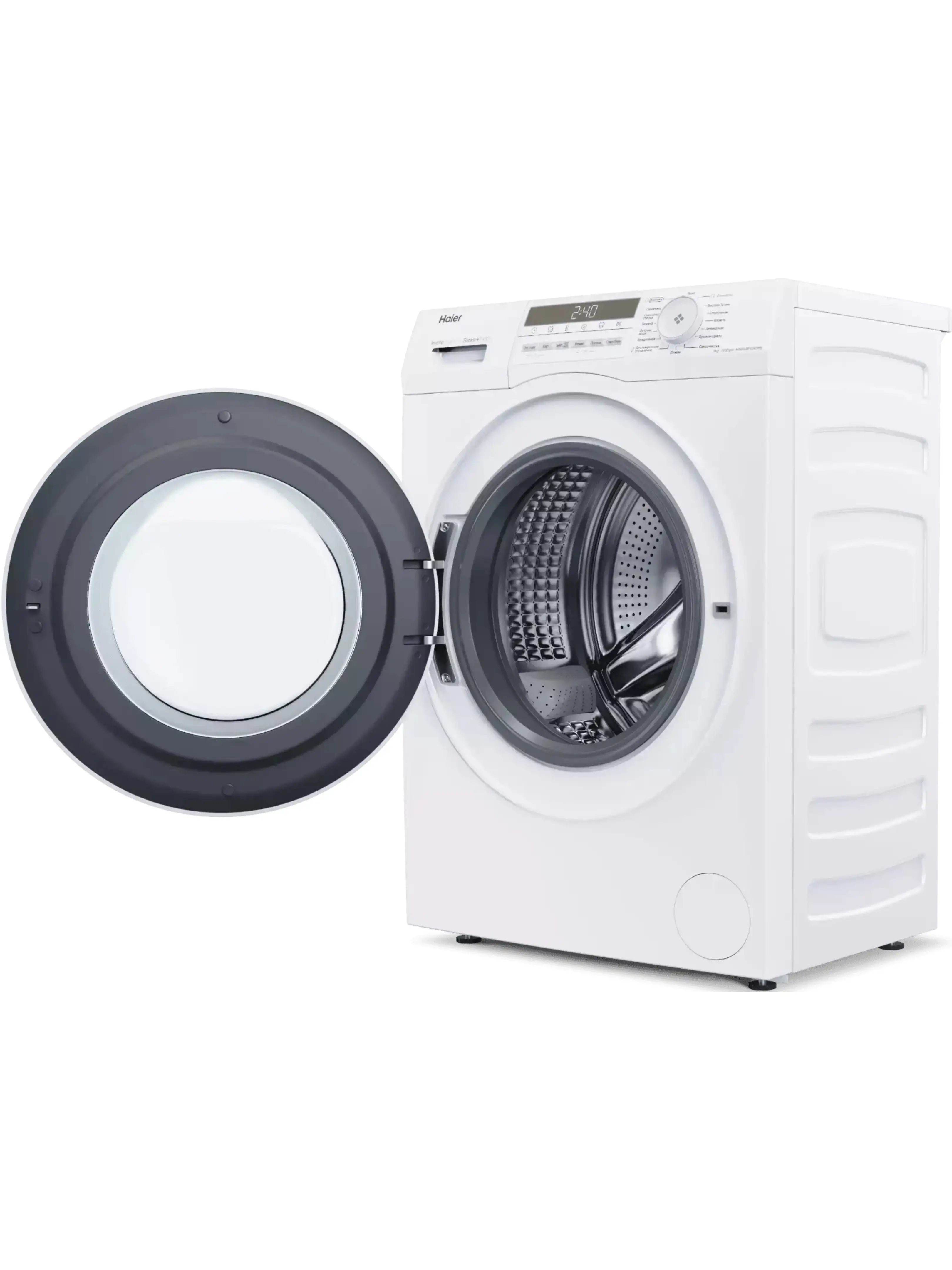 Стиральная машина Haier HW60-BP10929BE (46см / 6кг / 1000об / пар / инвертор / Pillow / AutoWeighing / SmartDualSpray / ABT / Wi-Fi (Evo) / А+++)-2
