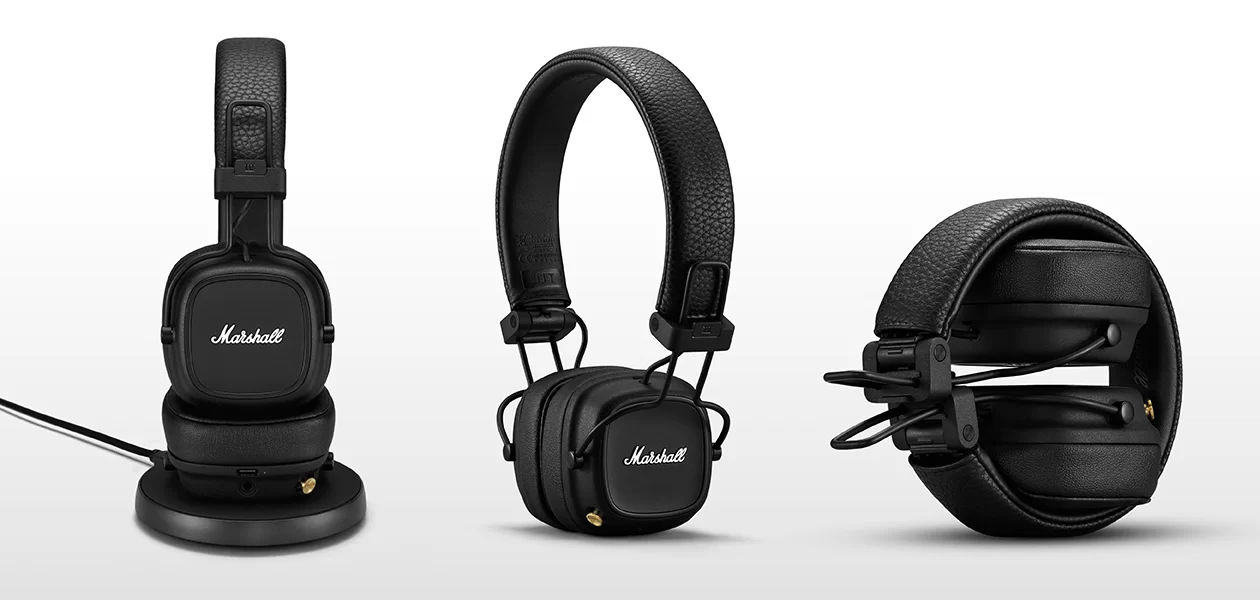 Беспроводные наушники с микрофоном Marshall MAJOR IV Brown-1