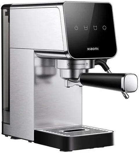 Кофеварка рожковая Xiaomi Semi-automatic Espresso Machine, серебристый (BHR9798EU)-0