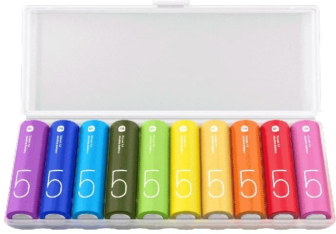 Батарейки Xiaomi AA Rainbow Batteries (упаковка 10 шт.) (BHR5393GL)-0