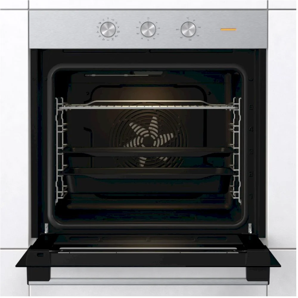 Духовой шкаф Gorenje BO6727E03X (Essential / 77 л / до 300 °C / Нерж. сталь, стекло / AquaClean / PerfectGrill / съемные направляющие / А)-2