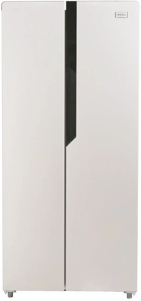 Холодильник Side by Side Ascoli ACDS450WIB White (Объем - 456 л / Высота - 185.5 см / Ширина - 83 см / A+ / Белое стекло / No Frost)-0
