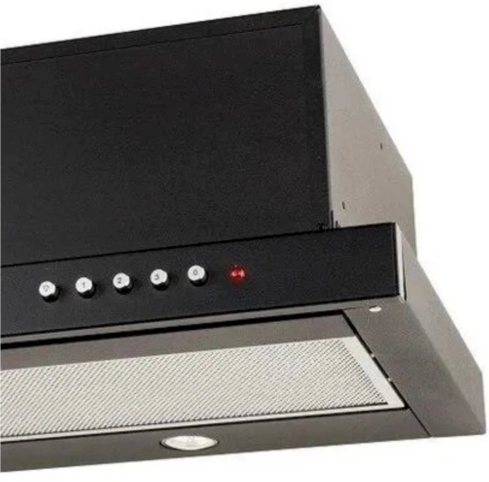 Вытяжка телескопическая AKPO WK-7 Light 50 Black (520 м³/ч / 120 Вт / LED освещение 2x2 Вт / ширина - 50 см / чёрная)-1