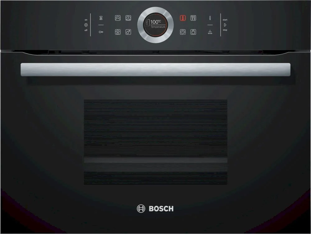 Пароварка Bosch CDG634AB0 (Serie8 / 38 л / до 100 °C / Чёрный / AutoPilot 10 / SoftClose / A++ / компактный)-0