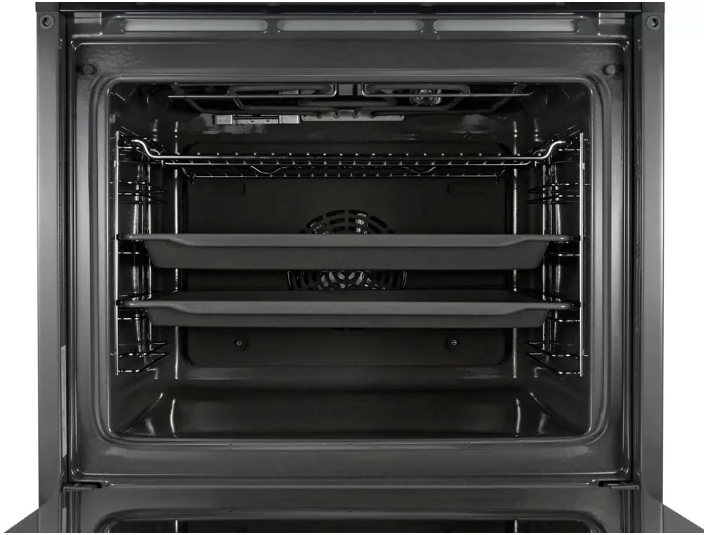 Духовой шкаф Bosch HBG5370B0 (Serie6 / 71 л / до 275 °C / чёрное стекло / Гриль / Телескоп. напр. (x1) / EcoClean Direct задняя стенка / SoftClose /A)-1