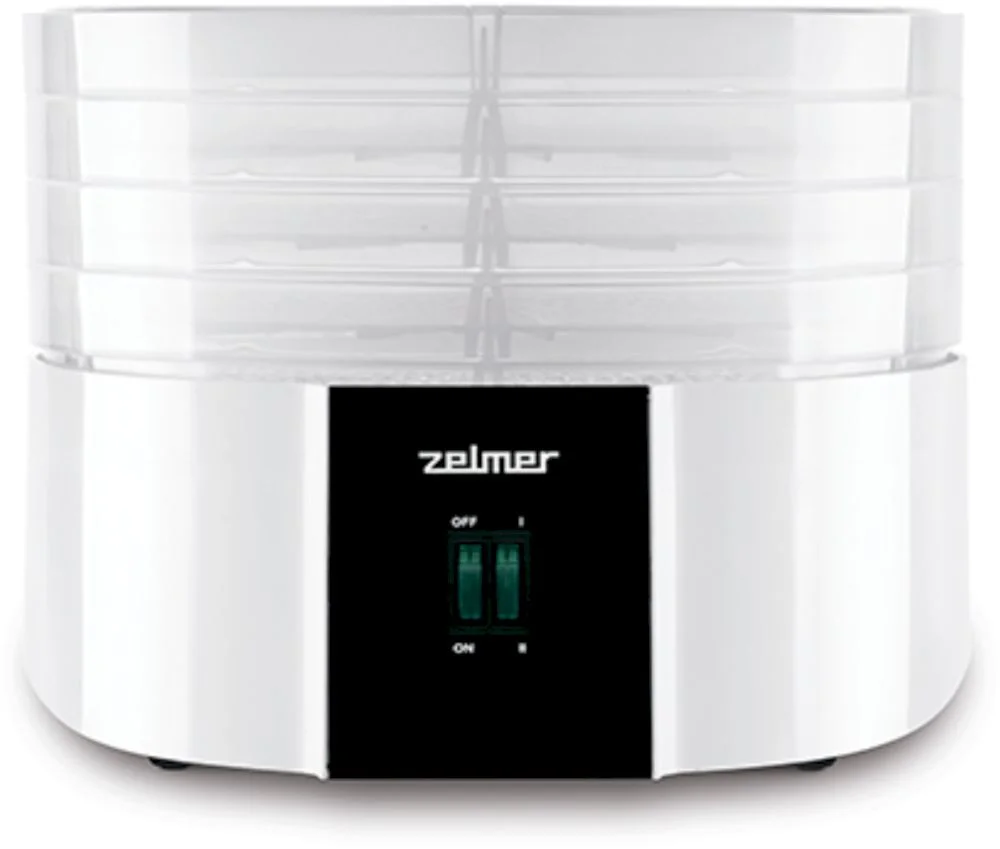 Сушилка для овощей Zelmer ZFD1010 (520 Вт, 35-60°C, 4 секций, регулировка температуры, дисплей, таймер)-0