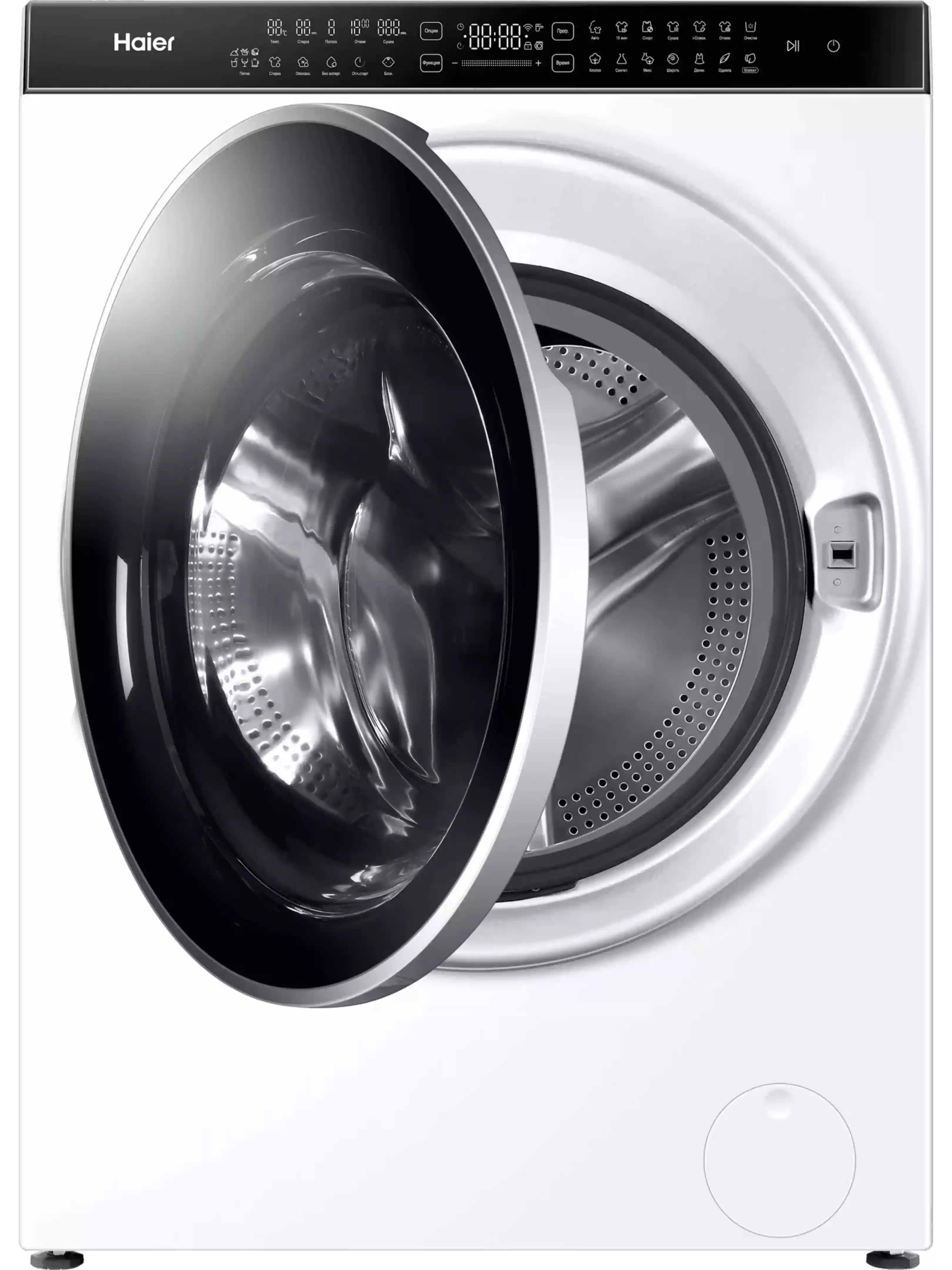 Стирально-сушильная машина Haier HWD100-BD1499U1 (55.3см / 10/6кг / 1400об / пар / Direct Motion / Smart Dual Spray / Auto Dosing / Drum Light)-3