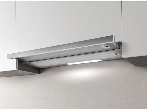 Вытяжка телескопическая Elica ELITE 14 PLUS IX/A/60 (750 м³/ч / 121 Вт / LED освещение 2x3 Вт / ширина - 59.8 см / нерж. сталь)-0