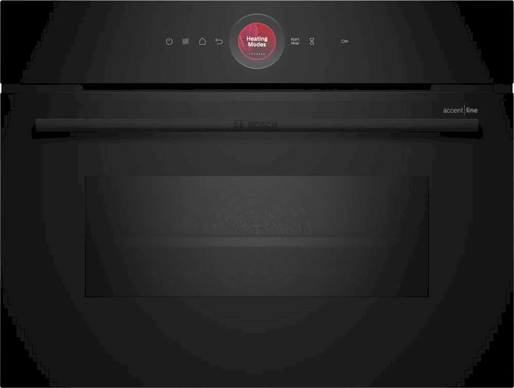 Духовой шкаф с микроволновкой Bosch CMG9241B1 (Serie8 / 45 л / до 230 °C / Чёрное стекло / Control Ring / Home Connect / SoftClose / A+)-0