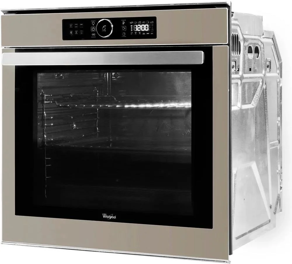 Духовой шкаф Whirlpool AKZM 8420 S (73 л / до 250 °C / Шампань, стекло / Гидролиз / Гриль / Боковые напр. / сенсорный экран / SoftClosing / A+)-0