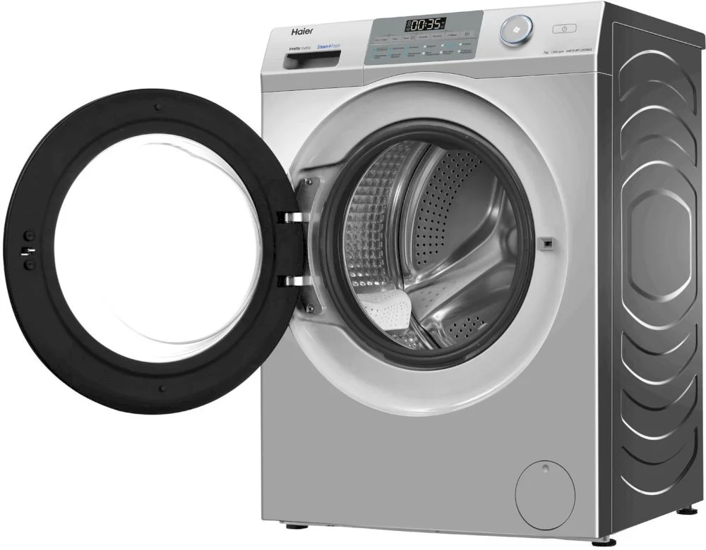 Стиральная машина Haier HW70-BP12959BSE (45,4 см / 7кг / 1200об / пар / Smart Dual Spray / Wi-Fi / Invertor / A+++ / Серебро)-4
