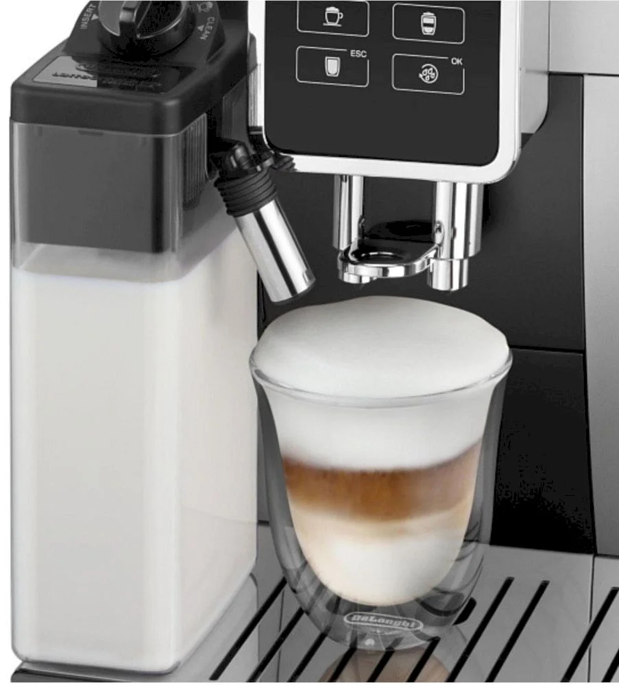 Кофемашина DeLonghi Dinamica ECAM350.50SB (кофе зерновой, молотый/ 1450 Вт/ 1.8 л/ автоматический капучинатор/ 5 напитков)-3