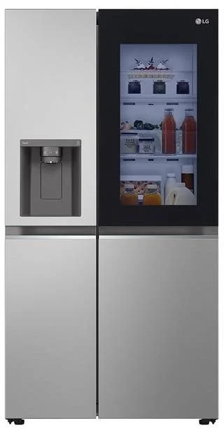 Холодильник Side by Side LG GSGV80PYLL (Объем - 635 л / Высота - 179см / A++ / Серебро / No Frost / InstaView / диспенсер / Wi-Fi)-0