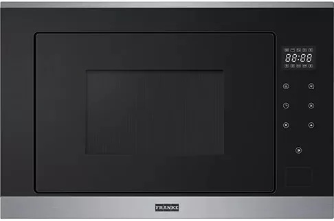 Микроволновая печь встраиваемая Franke FSM 25 MW XS (Чёрный/нерж. сталь / 25 литров / ширина - 59,5 см / 900 Вт / Гриль 1000 Вт)-0