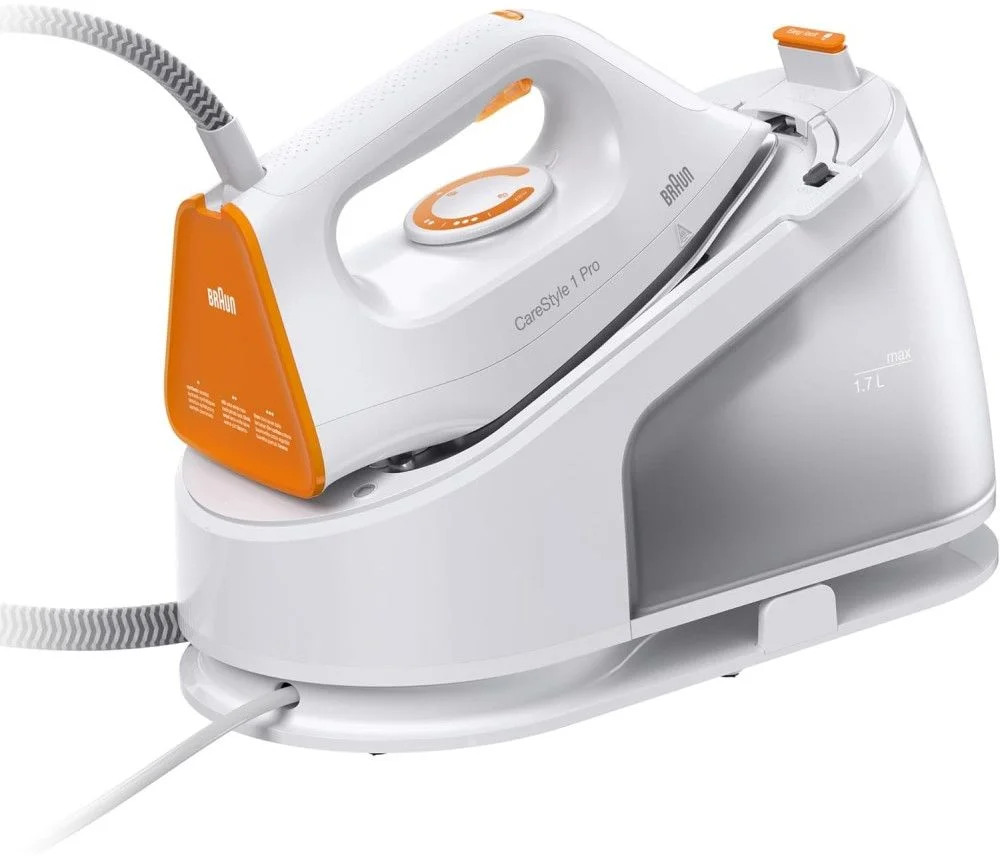 Парогенератор Braun CareStyle 1 Pro IS1511WH белый (2400 Вт/ подача пара - 120 г/мин / паровой удар - 360 г/мин)-0
