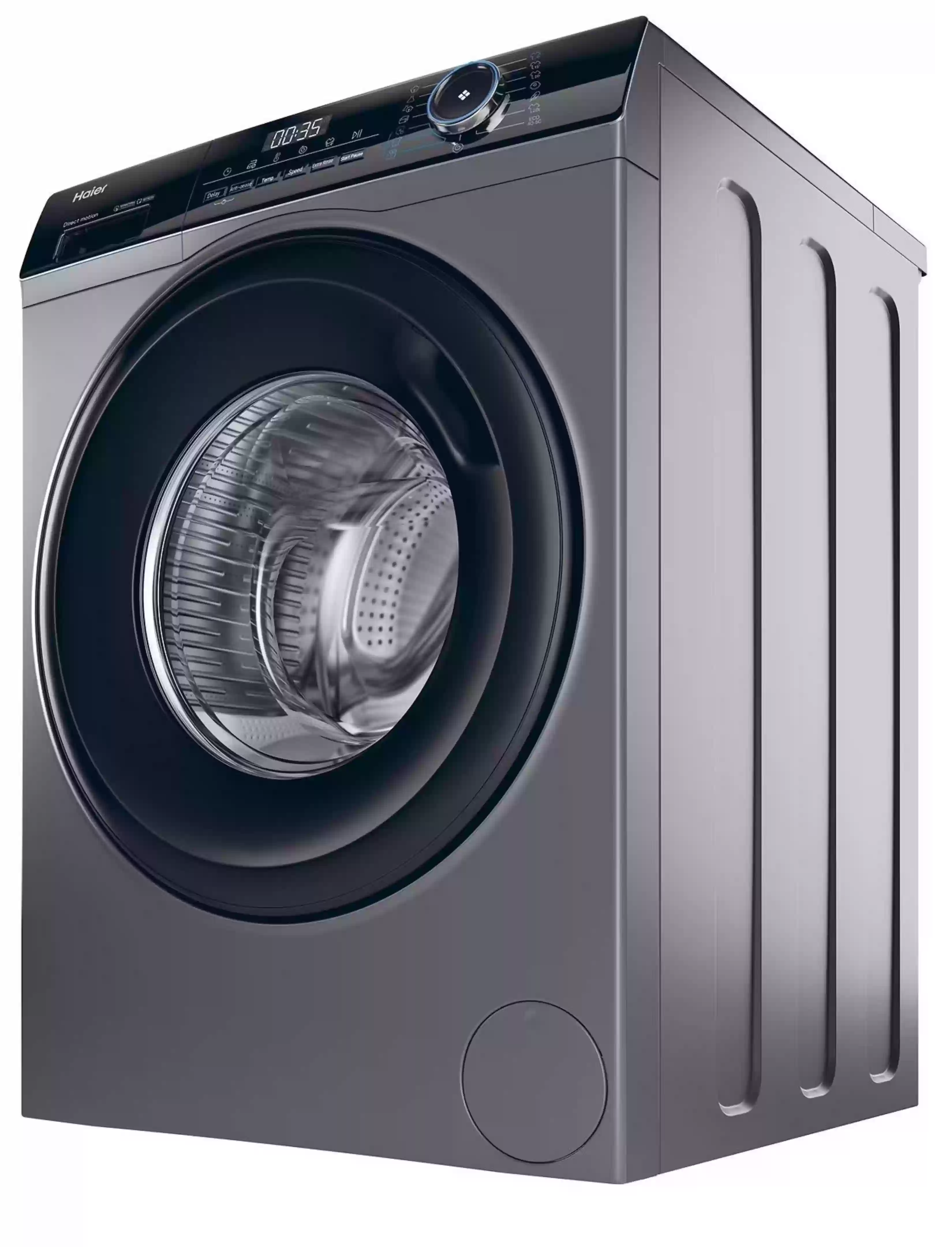 Стиральная машина Haier HW80-B14939S8 (I-Pro Serie3 / 62 см / 8кг / 1400об / пар / Direct Motion / A+++ / Антрацит)-4
