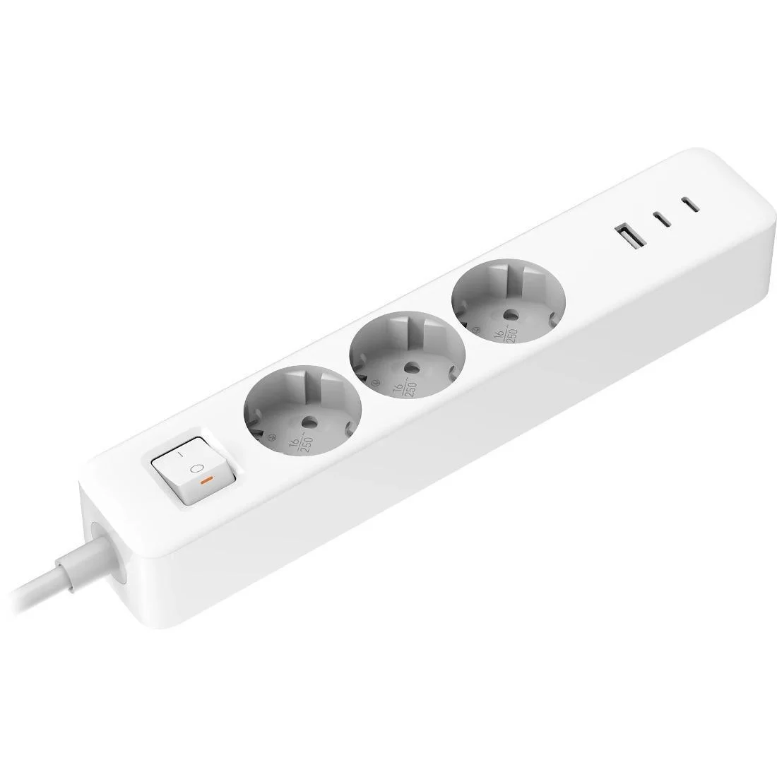 Сетевой фильтр Xiaomi 20W Power Strip (2C1A) EU (BHR07UKEU)-0