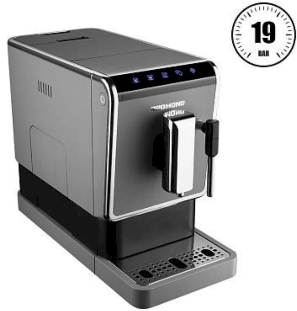 Кофемашина Redmond RCM-1517 (кофе зерновой/ 1470 Вт/ 1.1 л/ капучинатор/ 2 напитка)-5