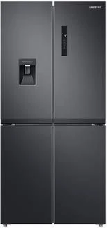Холодильник Side by Side Samsung RF48A401EB4 (4 двери / Объем- 488 л / Высота -179 см / Графитовая сталь / А++ / NoFrost / диспенсер)-0