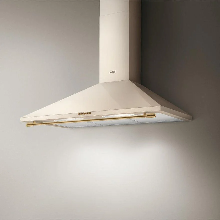 Вытяжка каминная Elica Tamaya Rail CRBR/A/90 (750 м³/ч / 146 Вт / LED освещение 2 x 3 Вт / ширина - 90 см / Кремовый)-0
