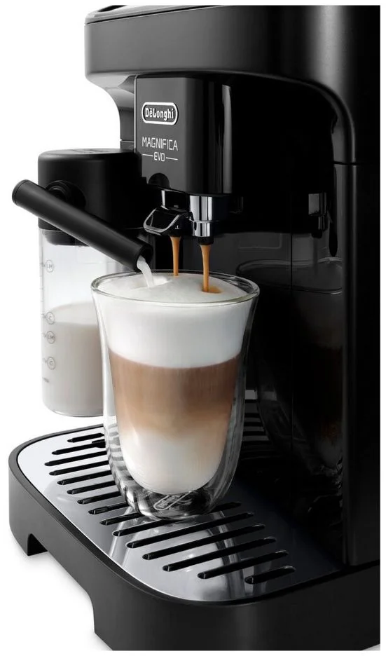Кофемашина DeLonghi Magnifica Evo ECAM290.51.B (кофе зерновой, молотый/ 1450 Вт/ 1.8 л/ автоматический капучинатор/ 4 напитка)-2