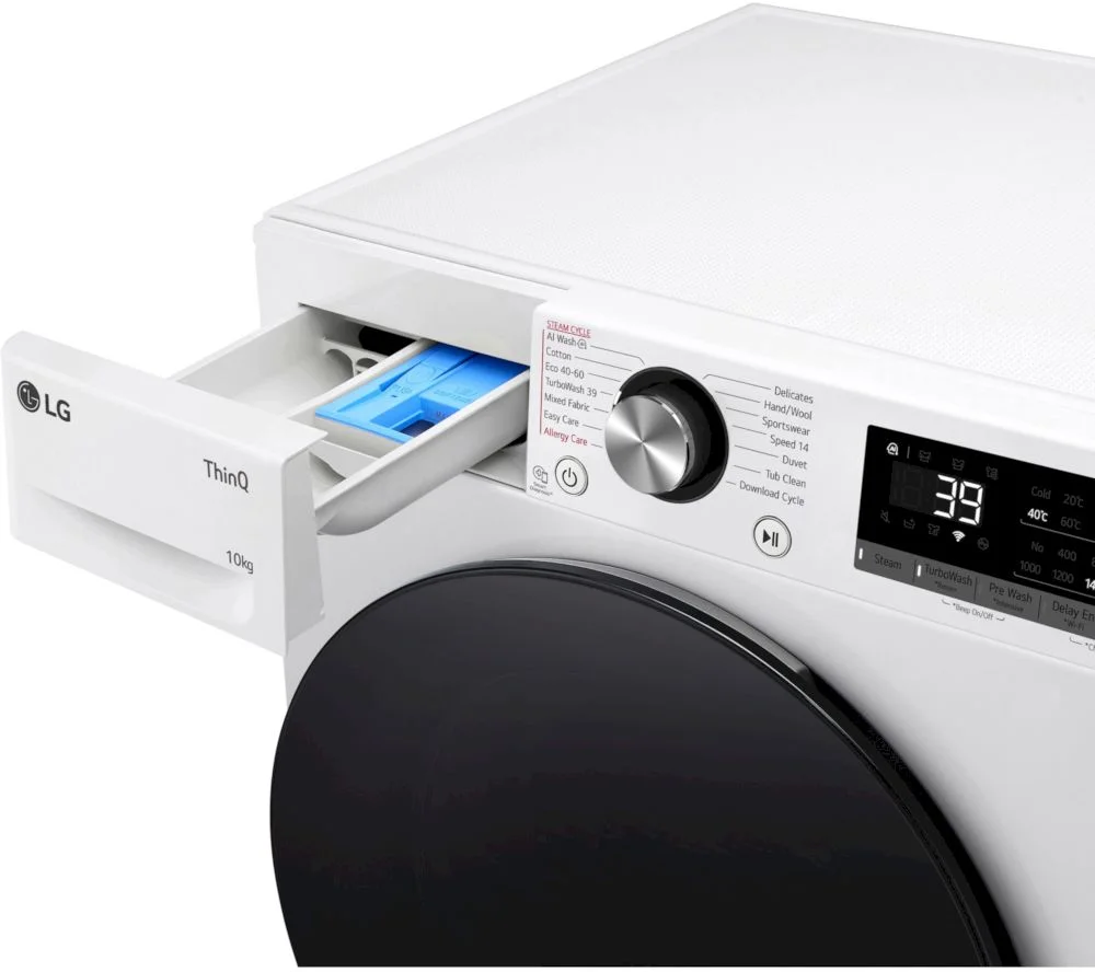 Стиральная машина LG F4WR710S2W (56,5см / 10кг / 1400об / пар / AI DD / Steam /TurboWash™ 360˚ / Inverter Direct Drive / Wi-Fi / A+++)-4