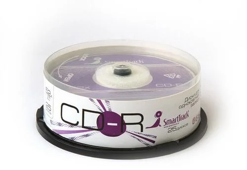 Диск CD-R Smart Track 700 Mb, 52x, CB-50 (BOX50) продажа во штучно в розничной сети-0