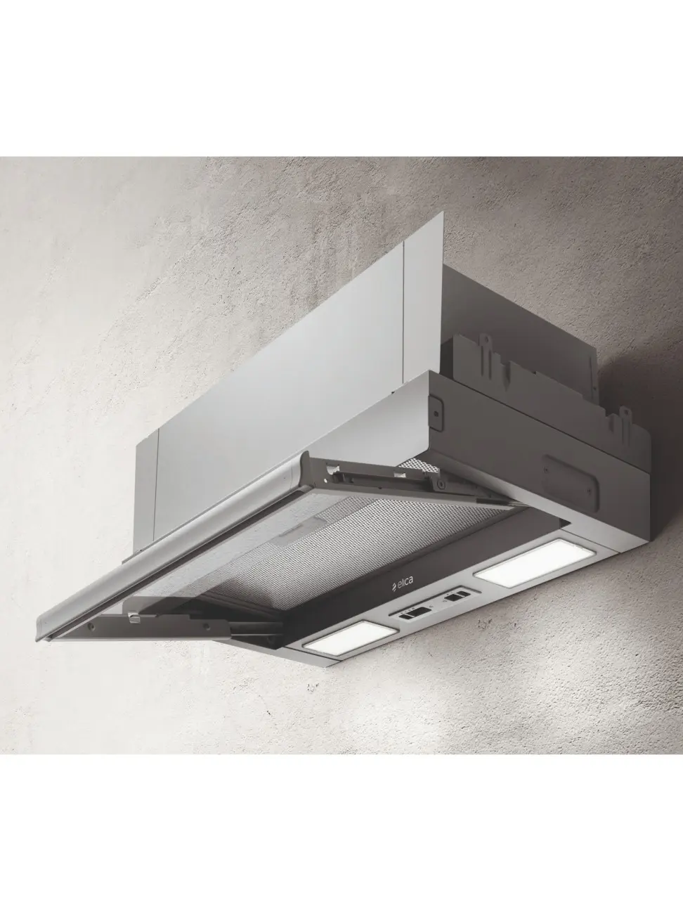 Вытяжка полновстраиваемая Elica CIAK 2.0 GR/A/60 (550 м³/ч / 121 Вт / LED освещение 2x3 Вт / ширина - 56,4 см / нерж. сталь)-4
