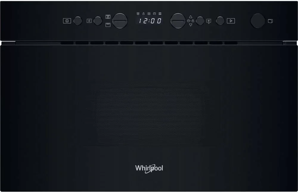 Микроволновая печь встраиваемая Whirlpool WMN14BB (Чёрное стекло / 22 литр / ширина - 59,5 см / 750 Вт / Гриль - 700 Вт)-0