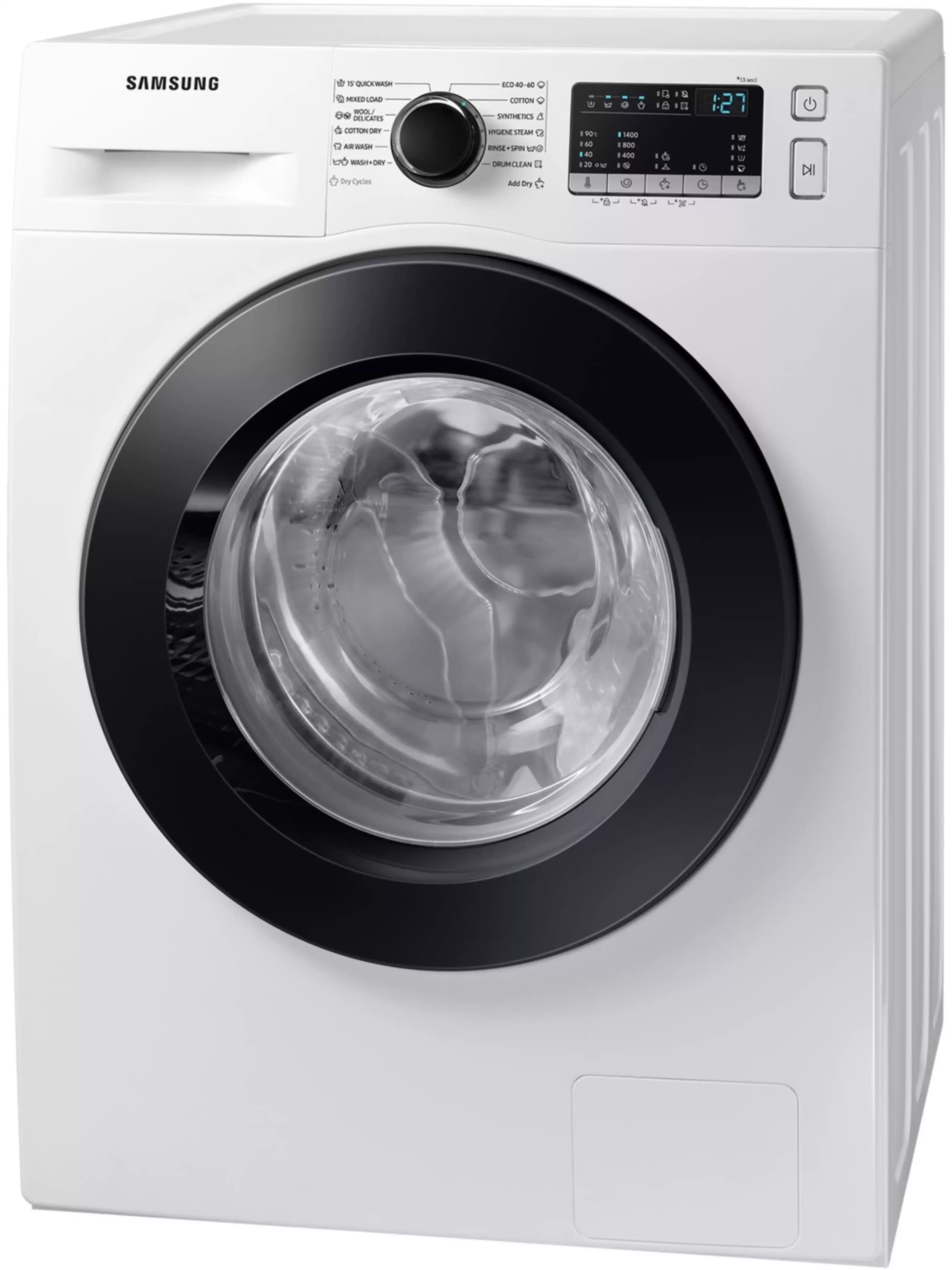 Стирально-сушильная машина Samsung WD80T4046CE/LE (60см / 8кг / 5кг / 1400об / пар / Air Wash / EcoBubble™ / AddWash  / AirWash / Digital Invertor)-2