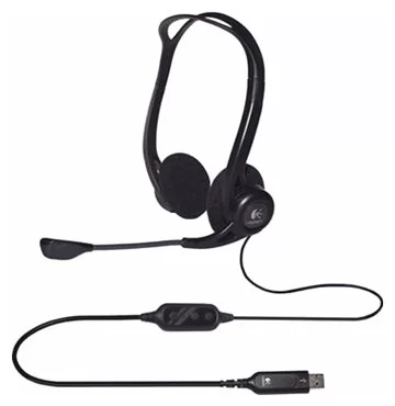 Наушники с микрофоном Logitech PC 960 Headset Stereo USB 981-000100-2