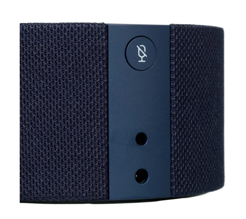 Умная колонка Новая Яндекс Станция Мини с голосовым помощником Алиса, синяя с часами-5