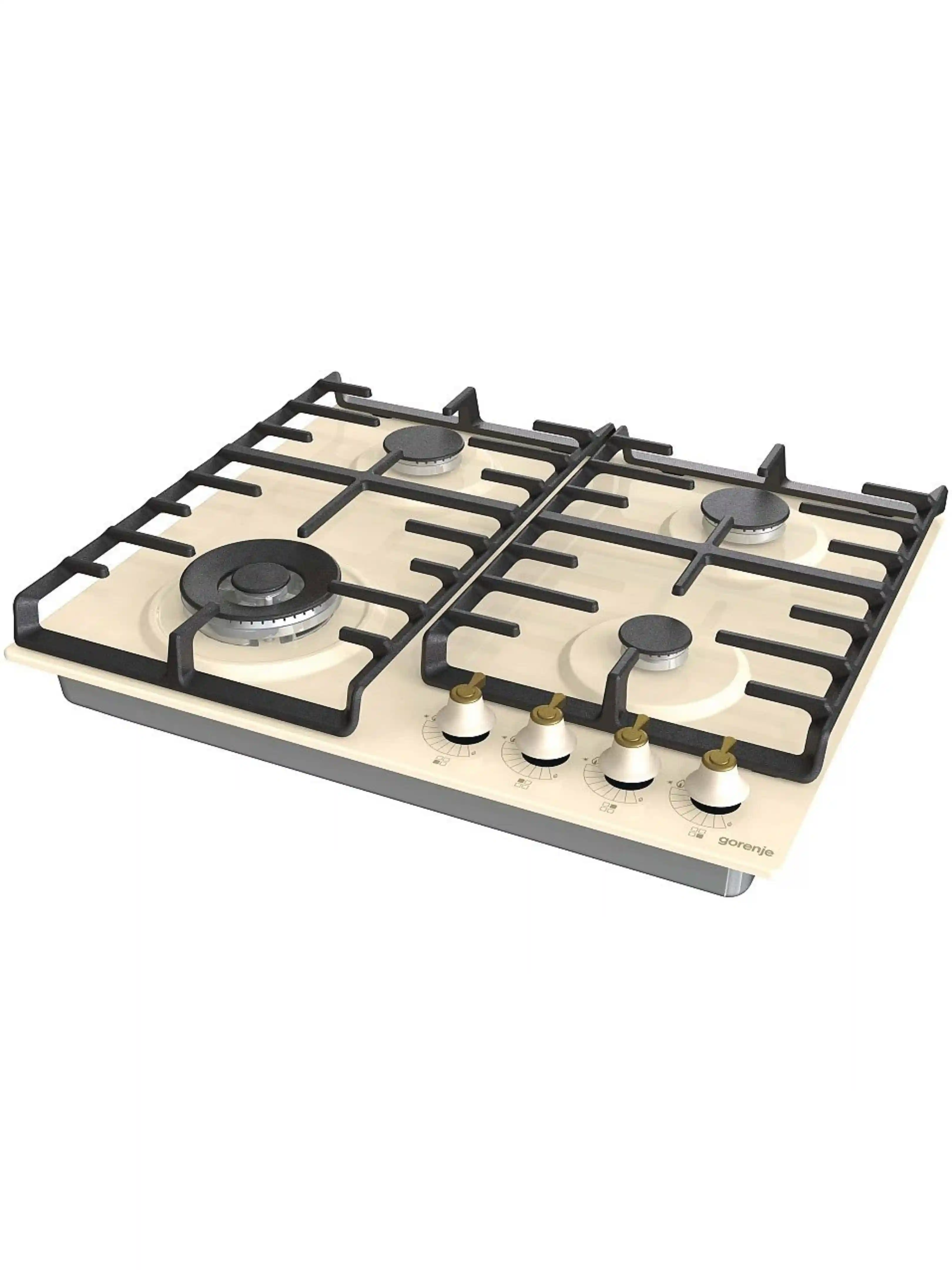 Поверхность газовая Gorenje GW642CLI (Classico / беж / эмаль / чугун / WOK)-6