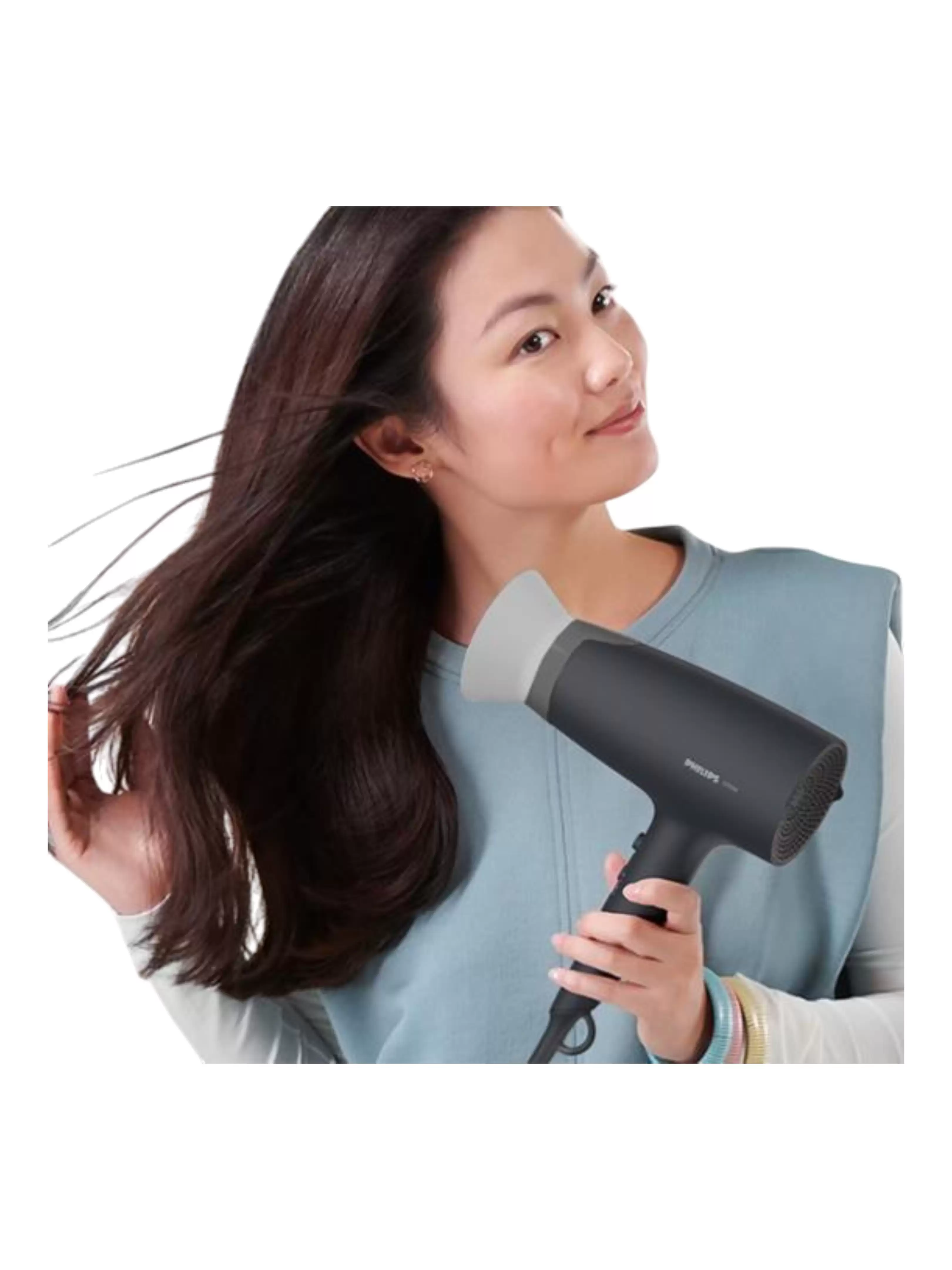 Фен Philips BHD302/00 (полноразмерный / 1600 Вт / 3 режима / холодный воздух / генератор ионов / шнур - 1,8 м)-4