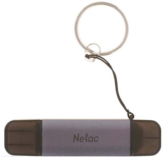 Считыватель Card reader Netac WK13 USB3.0+Type-C to mSD/SD-0