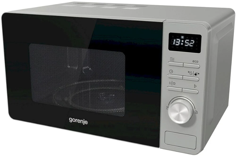Микроволновая печь Gorenje MO20A3X (Advanced / 20 л, 800 Вт, переключатели кнопки, серебристый/черный)-2