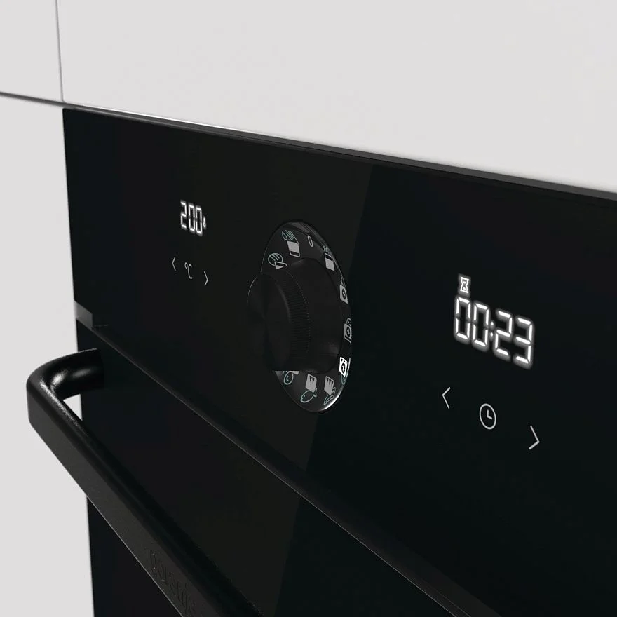 Духовой шкаф Gorenje BO76SYB (Simplicity / черный / AquaClean+катализ / телескоп / AdaptBake / PerfectGrill / HomeMADE / GentleClose / CompactDoor)-5