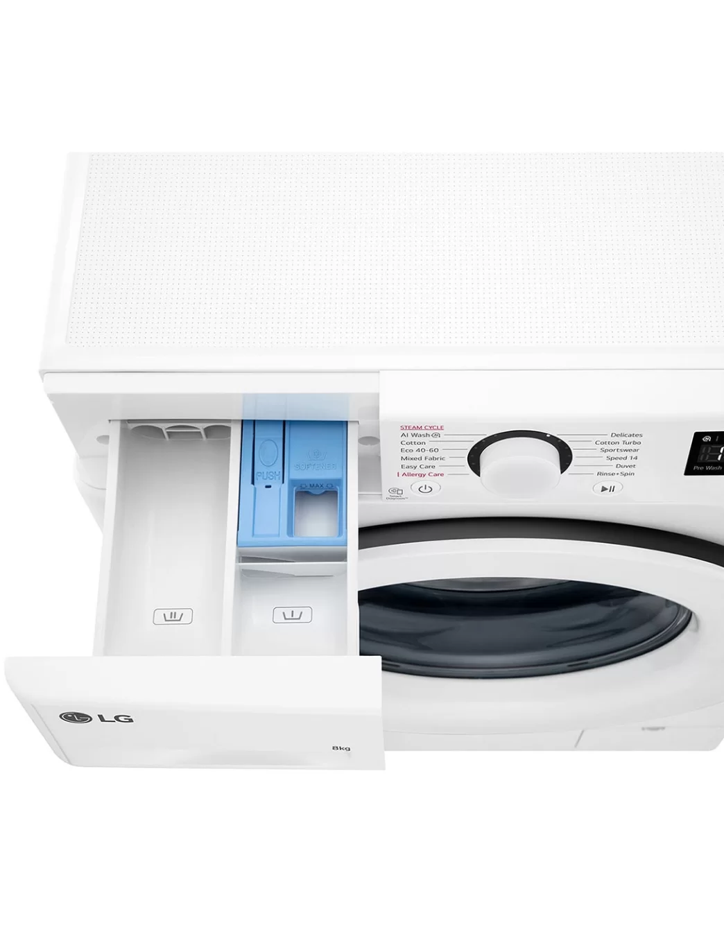 Стиральная машина LG F2WR508SWW (47.5см / 8кг / 1200об / пар / добавление белья / AI DD™ / Steam™ / А+++)-6